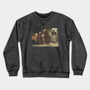 This Sick Monk Just Wants More Wine Crewneck Sweatshirt